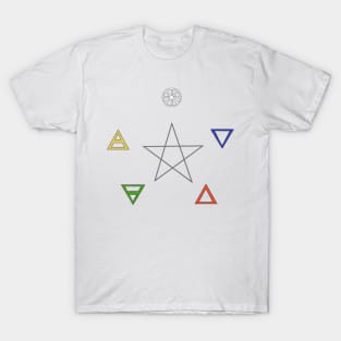 Pentagram Elements T-Shirt